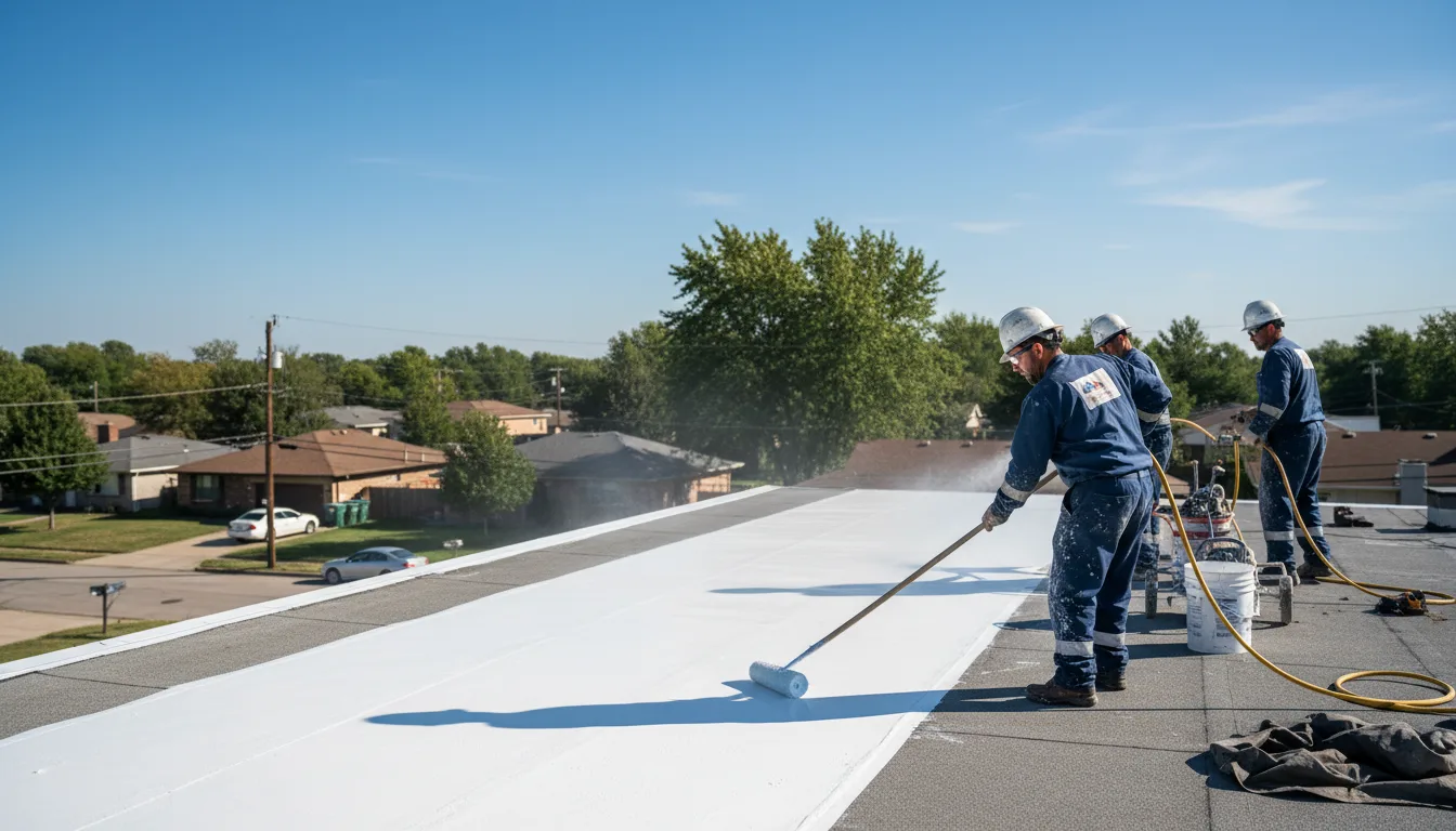 Commercial roof coating in Cornettsville, KY near me